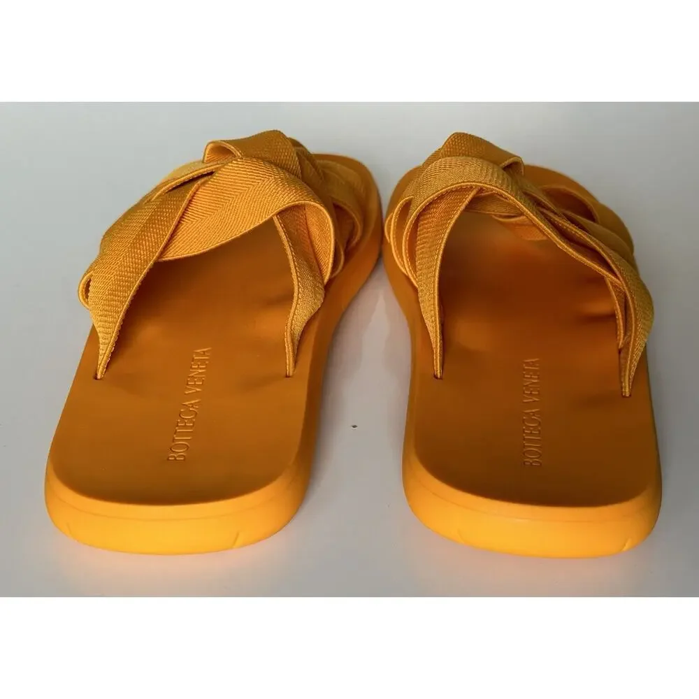 NIB $790 Bottega Veneta Intrecciato Starfish Tangerine Sandals 9 US (42) 651402